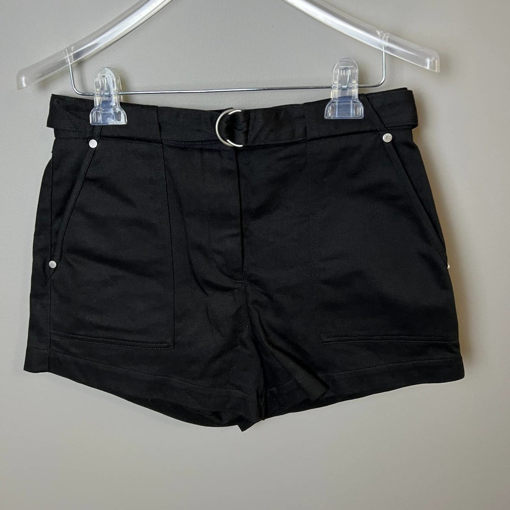 NWT Rag & Bone Black Lora Shorts Size 6